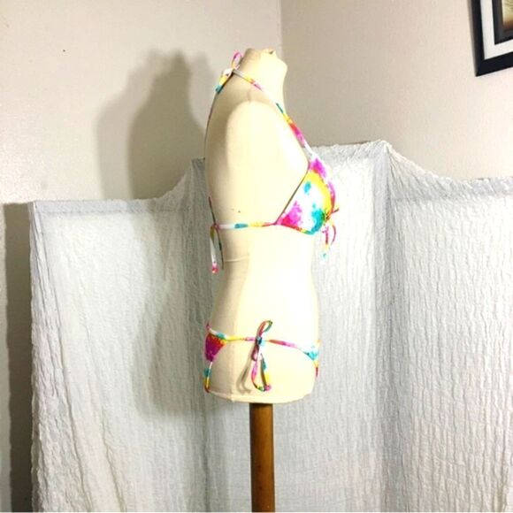 Bamboo Island Colorful Tie Dye Two-piece Bikini Size M - Picture 2 of 7